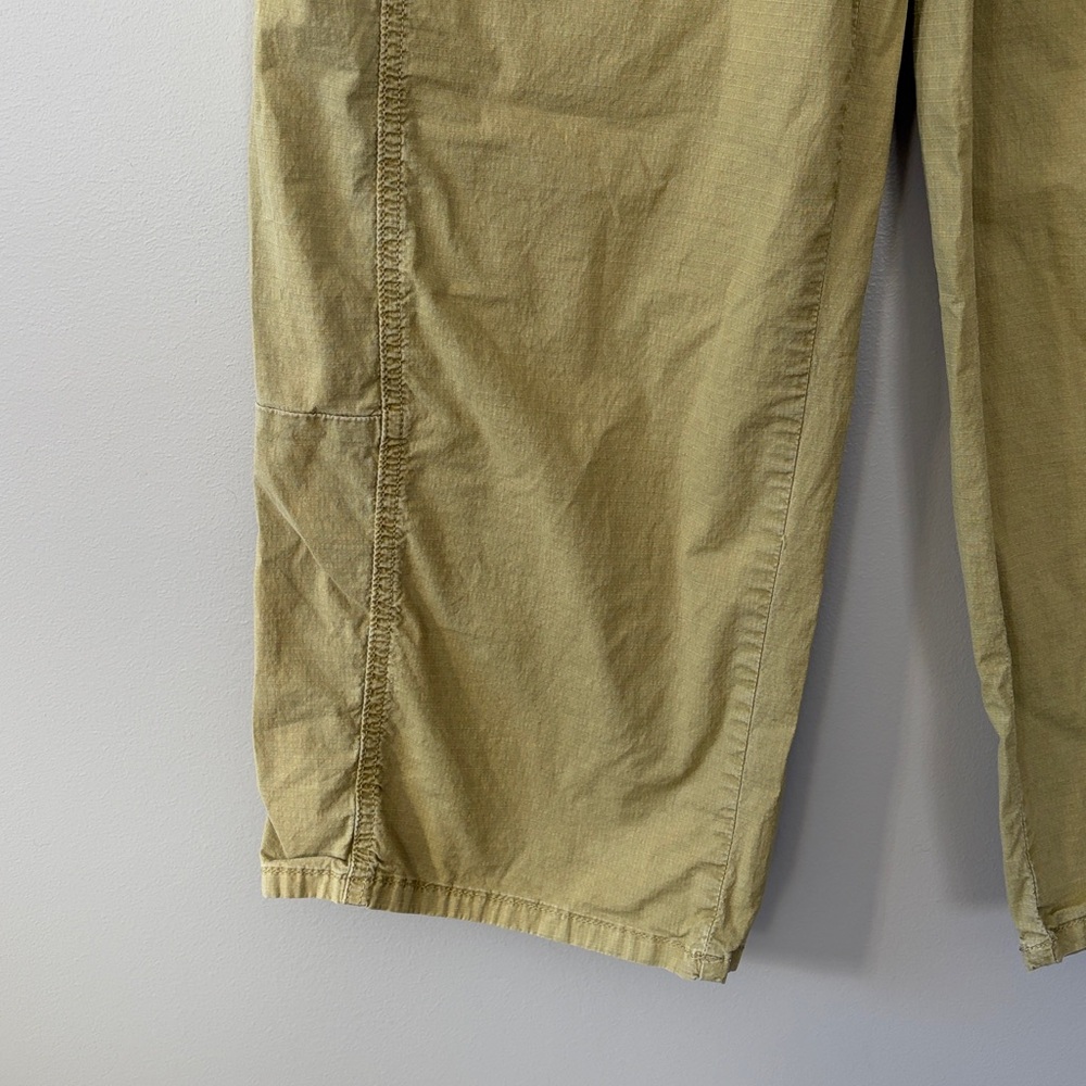 Pilcro‎ Kenna Mid Rise Heritage Barrel Pants Size 25P Anthropologie Wide Leg Tan - Picture 4 of 13
